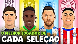 O Melhor JOGADOR de CADA SELEÇÃO da COPA AMÉRICA 2024 [upl. by Onirefes]