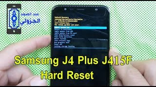 Samsung J4 Plus J415F Hard Reset  Factory Reset [upl. by Centonze674]