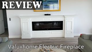 Valuxhome Electric Fireplace  Assembly And Review 2022 [upl. by Nnyroc462]