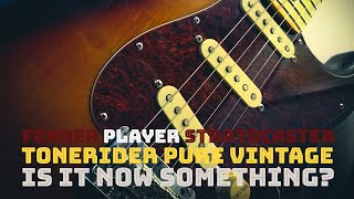 Fender Player Stratocaster tonerider pure vintage pickups upgrade [upl. by Salchunas284]