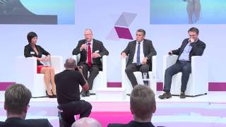 Im Dialog die Zukunft entwerfen  Aliud Pharma Podiumsdiskussion  expopharm 2014 [upl. by Assirehs476]