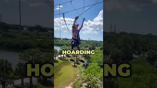 Life advice from our Zip Line Guides letgoofthepast letgo thingstodointampa empoweradventures [upl. by Ecirahc]