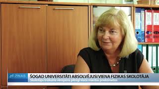 ReTV Šogad universitāti absolvējusi viena fizikas skolotāja [upl. by Esirahc]