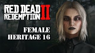 Red Dead Redemption 2 Online  The Widowmaker  Female Character Creation [upl. by Ellie909]