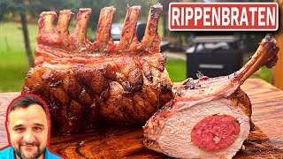 RIPPENBRATEN vom Spanferkel  Klaus grillt [upl. by Amann]