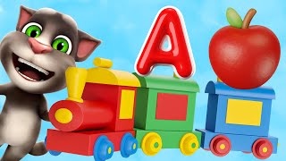 Learn Alphabet Train Song  3D Animation Alphabet ABC Train song for children  Kids video [upl. by Aliber43]