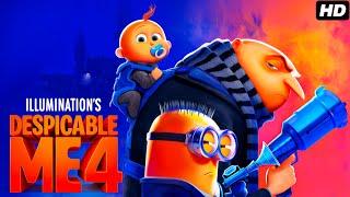 Despicable Me 4 2024 Full English Movie  Steve Carell Kristen Wiig Pierre Coffin  Review amp Facts [upl. by Noreen982]