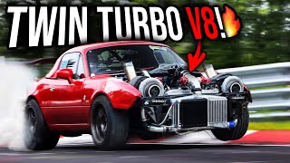 The CRAZIEST Big Turbo MAZDA MX5 MIATAS 2JZ V12 amp More [upl. by Ansilma961]