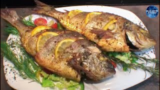 DORADE FISH SEA BREAM OVEN BAKED  BUTTER LEMON SAUCE  BLUE MOON KITCHEN [upl. by Phi919]