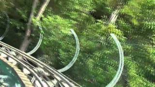 Dragons Tail Coaster ridethrough on Labadee Haiti  Royal Caribbean [upl. by Analaj]