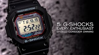 5 GShocks Every Enthusiast Should Consider [upl. by Agnella789]