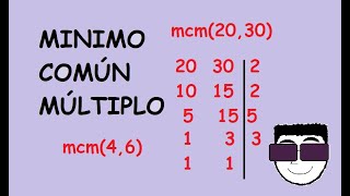 mínimo común múltiplo con varios ejemplos Super fácil [upl. by Pernell987]