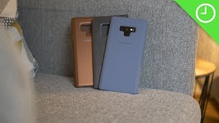 Samsung Galaxy Note 9 Official Cases Are they worth it [upl. by Gillead574]