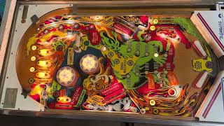 Gottlieb DRAGON SS Pinball Machine Preview amp Game Play [upl. by Atoel]