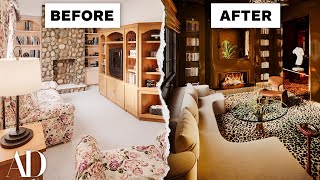 3 Interior Designers Transform The Same Dated 90s Living Room  Space Savers  Architectural Digest [upl. by Nnaid]