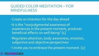 Guided Color Meditation – For Mindfulness HD [upl. by Helsell750]