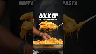 Easy BULKING Meal Prep Buffalo Chicken Pasta 🔥🍝 OVER 1000 calories with 72g protein bulking [upl. by Oremor]