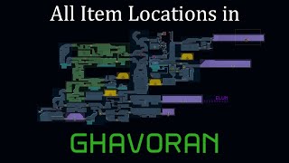 Metroid Dread  Ghavoran All Items [upl. by Drarig]