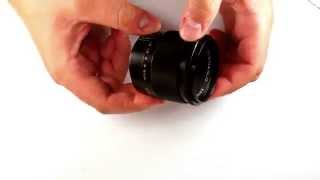 How to use aperture preset mechanism of Industar61 LZ 2850 russian lens [upl. by Irahs]