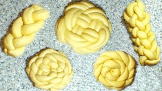 25 easy bread shaping  braiding techniques  for challah brioche tsoureki zopf etc [upl. by Llekcor]