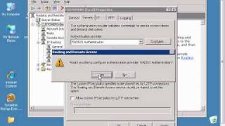 Setup RADIUS authentication for a Windows PPTP VPN server [upl. by Nur475]