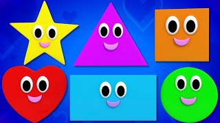 3D Shapes Song  Shapes for kids  The Singing Walrus  Nursery Rhymes for Toddlers [upl. by Atikan]