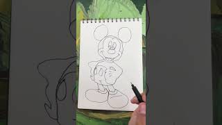 🎨 Mickey Mouse Çizimi Adım Adım Nasıl Yapılır [upl. by Ennaeerb755]