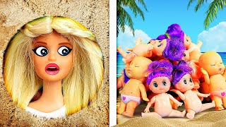 Unbelievable Transformation Barbie Dolls Extreme Makeover [upl. by Brett]