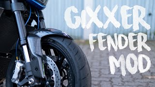 GIXXER Fender Mod  Modding Season 2018  Suzuki BKing Update [upl. by Haniraz]