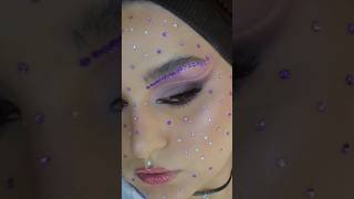 Inspired by amethyst stone makeup makeuptutorial اكسبلور ميكب [upl. by Fitzger]