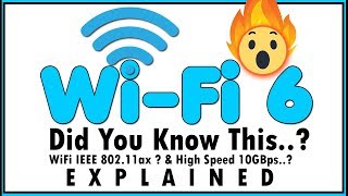 WiFi 6 80211 AX  Latest WiFi Technology Explained  WiFi Names amp Standards  Digital Inspires [upl. by Anaujit]