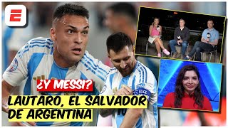 MESSI no fue LAUTARO MARTÍNEZ el encargado de salvar a ARGENTINA ante Chile  Exclusivos [upl. by Painter]