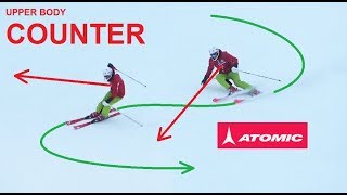 Ski INSTRUCTION Upper Body Counter [upl. by Archy]