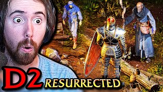 Blizzard Best Remaster Asmongold Plays Diablo 2 RESURRECTED  First Gameplay [upl. by Lebazi]