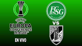 ST Gallen 14 Vitória Guimaraes en vivo Conference League [upl. by Nnylylloh]