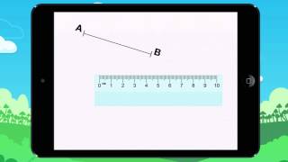 Vidéo 1 Leçon Apprends à placer la règle pour mesurer un segment [upl. by Kenyon]