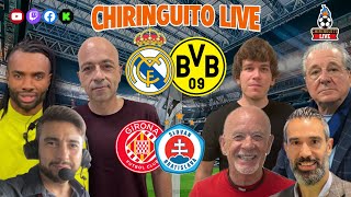 ⚽ REAL MADRID  BVB y GIRONA  SLOVAN BRATISLAVA  CHIRINGUITO LIVE [upl. by Federica]