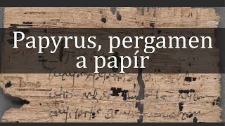 Papyrus pergamen a papír [upl. by Owain]