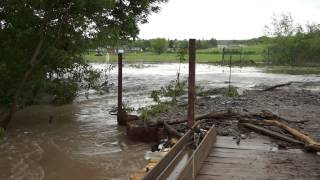 HOCHWASSER bei BISCHLEBEN am 2 Juni 2013 [upl. by Rubel]