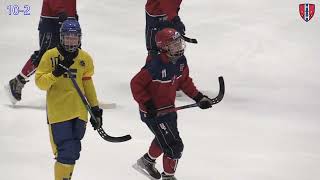 VM Finale U19 Sverige  Norge highlights [upl. by Anelav608]