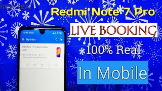 Redmi Note 7 Pro Live Order On Filpkart Flase Sale [upl. by Fay]