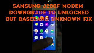 Samsung J2 Baseband Unknown Solution J200F after Unlock Unknown Baseband Tested Fixed [upl. by Suez]