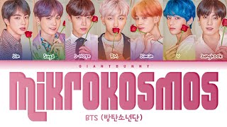 BTS 방탄소년단 – Mikrokosmos 소우주 color codes lyrics HanRomEsp [upl. by Atazroglam327]