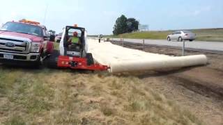 Erosion Control Blanket Unroller  Silt Fence Plow [upl. by Lewis]