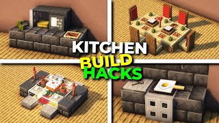 MINECRAFT 12 Best Kitchen Build DesignsTUTORIAL [upl. by Libbey]