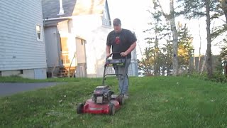 Toro Super Recycler w Blade Brake  Mowing [upl. by Sefton]