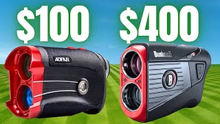 CHEAP Golf Rangefinder vs EXPENSIVE  On Course Test [upl. by Etteragram]