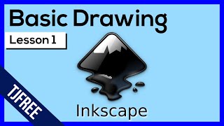 Inkscape Lesson 1  Interface and Basic Drawing [upl. by Salomon]