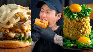 ASMR  Best of Delicious Zach Choi Food 4  MUKBANG  COOKING [upl. by Alrahc]