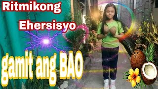 Ritmikong Ehersisyo gamit ang BAO  Rhythmic Exercise using Coconut ShellsByElisha [upl. by Lebazej]